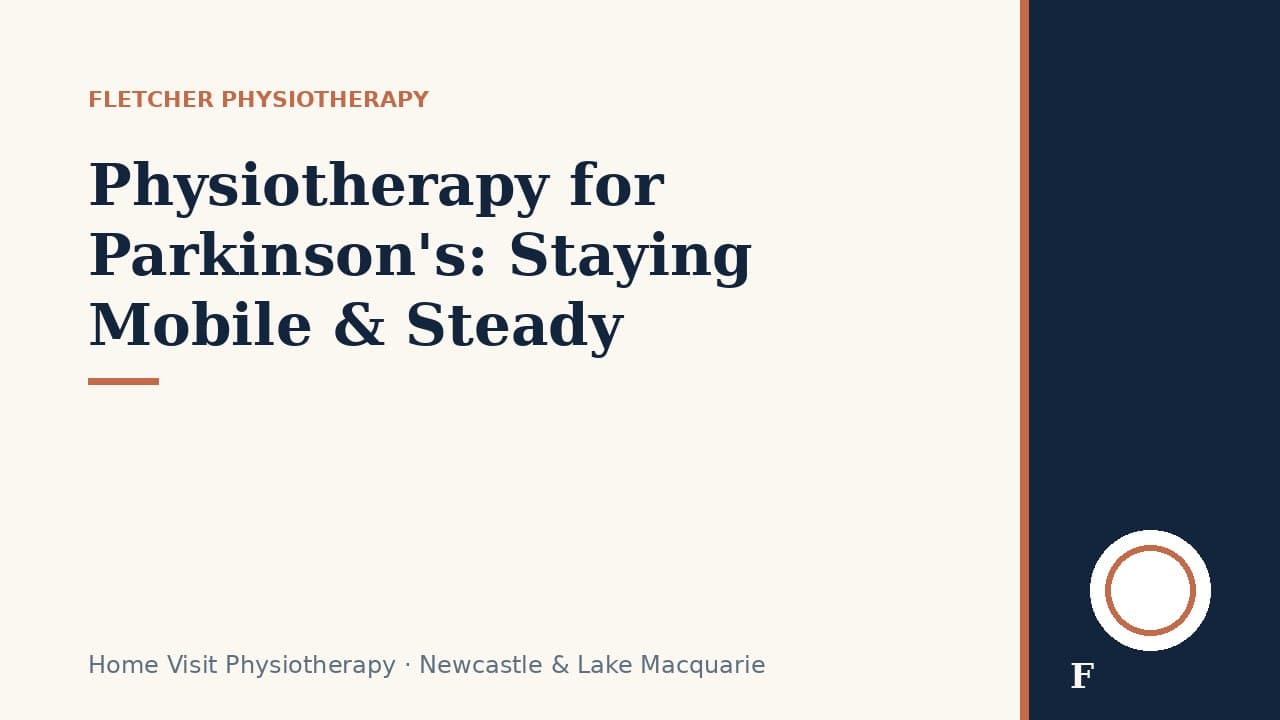 Physiotherapy for Parkinson's: Staying Mobile and Steady