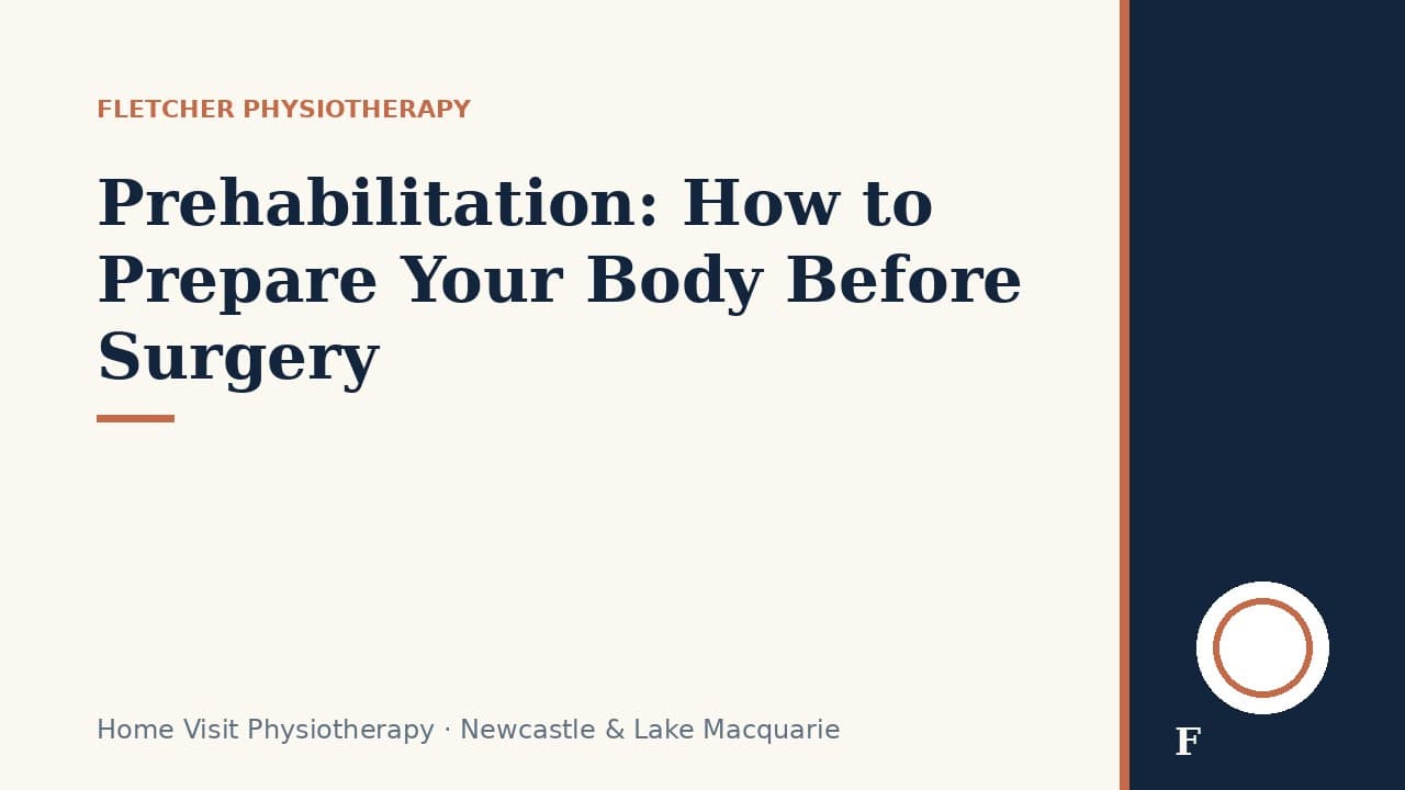 Prehabilitation: How to Prepare Your Body Before Surgery