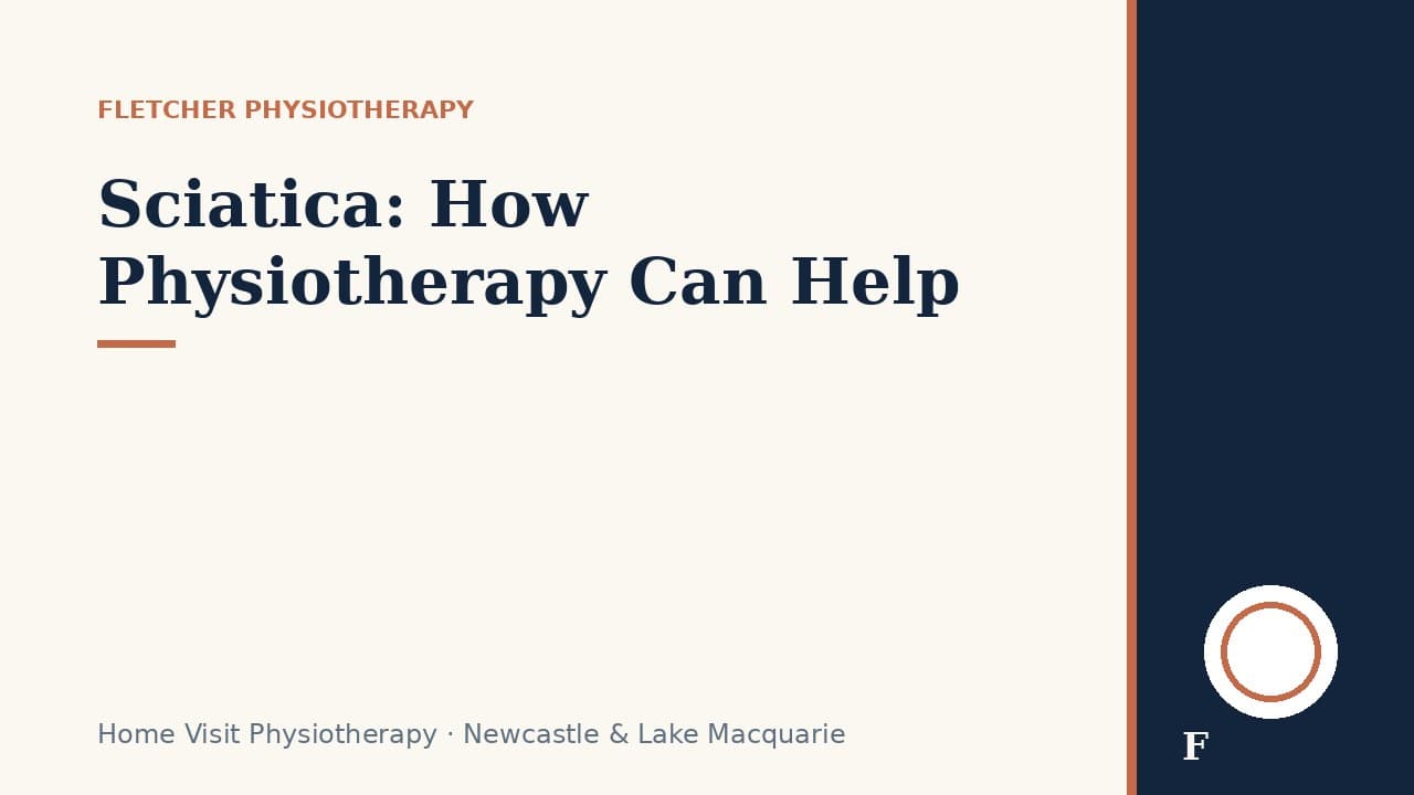 Sciatica: How Physiotherapy Can Help