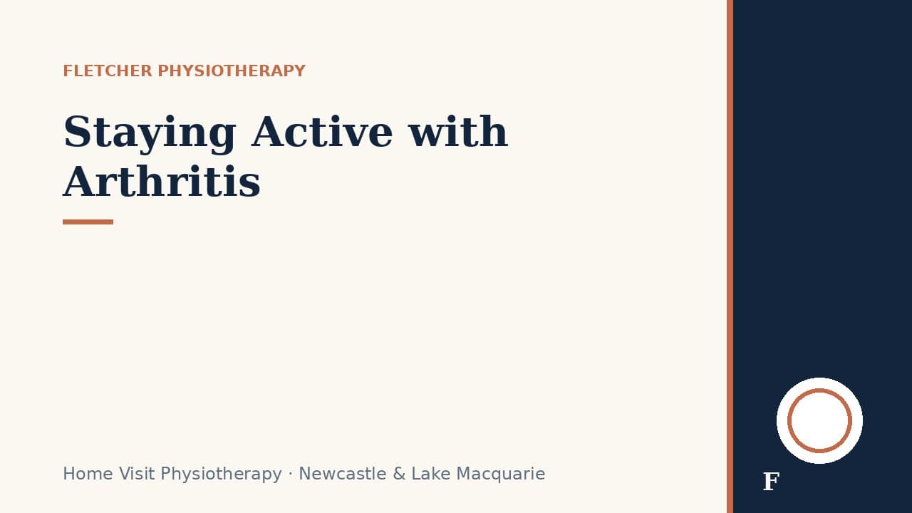 Staying Active with Arthritis